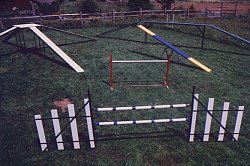 teeter set and jumps